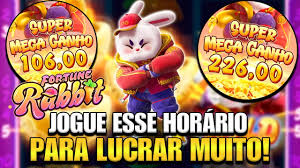 melhor horário para jogar fortune rabbit à noite